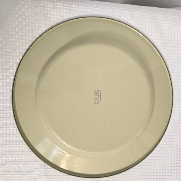 Vtg Enamelware Fish Plate Metal Replacement Dish Serving Wall Decor - Picture 2 of 5